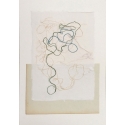 Petits papiers et fils de soie - Vert bleu or 1