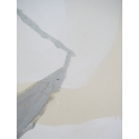 Untitled (cadmium/silver/white)