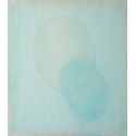 Oval composition of Opal Blue