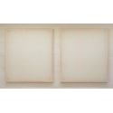 Dyptich pink stripe on white 1 and 2