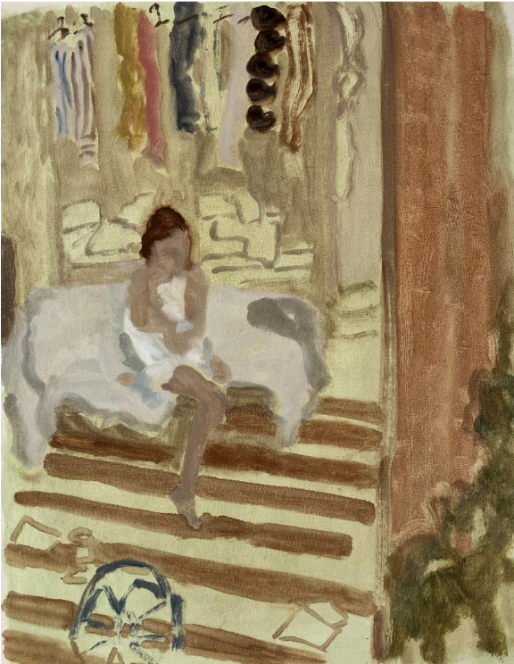 Self, through the window