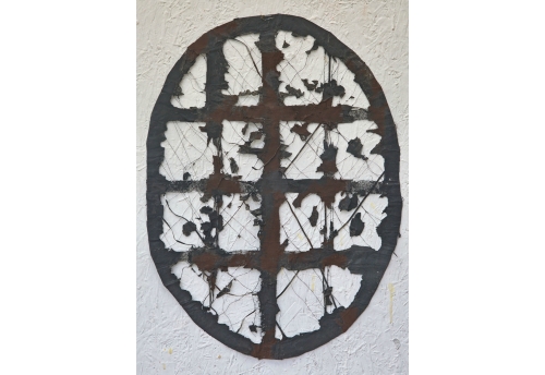 Petite ovale - Noir brun Edward Baran Artworks on paper Zeuxis